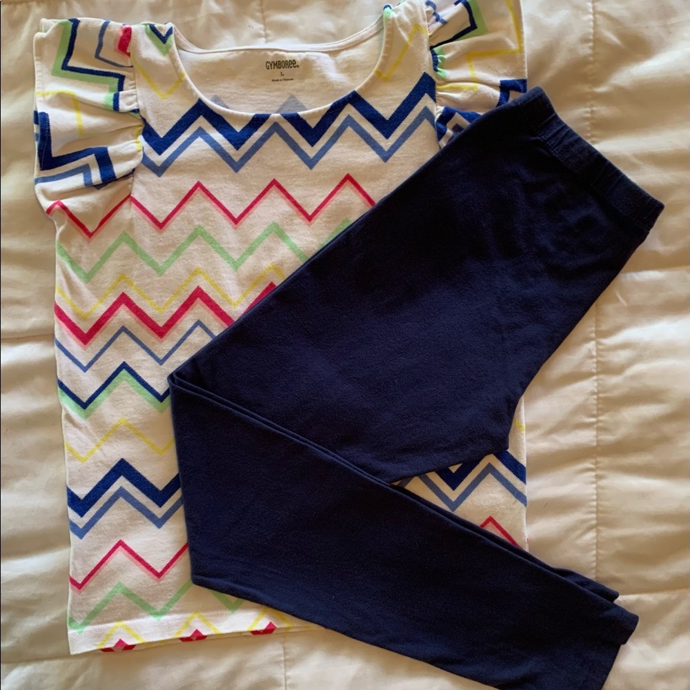 “GYMBOREE” Girls 2 Piece Outfit     Sz L